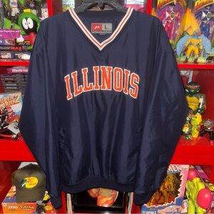 Vintage Pro Player x Illinois University x Pullover jacket
